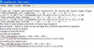comment créer un type de ligne personnalisé sous AutoCAD